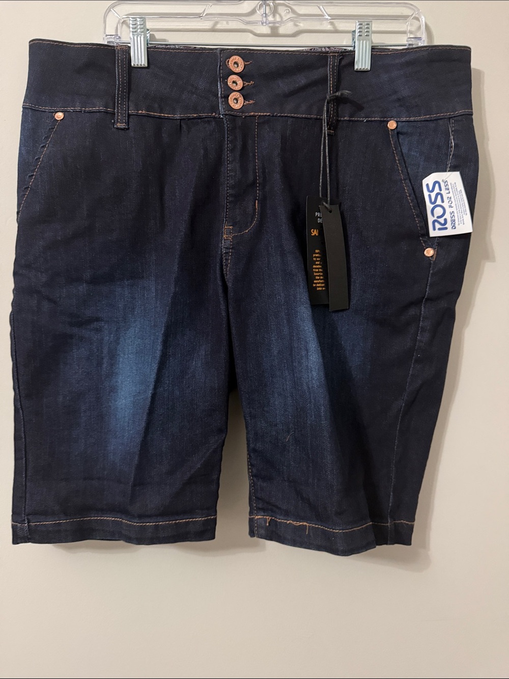 Ross Dark Indigo Denim Men’s Jean Shorts
